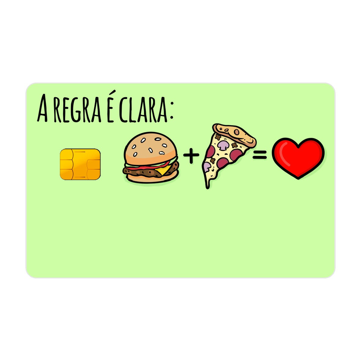 CAPACARD - Película Adesiva Para Cartão - A Regra É Clara CAPACARD - Película Adesiva Para Cartão - A Regra É Clara